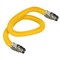 Flextron Gas Line Hose 1/2'' O.D.x48'' Len 1/2"x3/8" MIP Fittings Yellow Coated Stainless Steel Flexible FTGC-YC38-48D - alternate 1